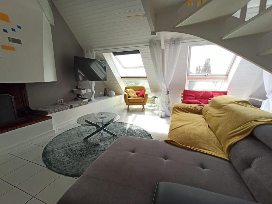Apartament Superbe Loft 90M² Proche Parc Expo Nantes Zewnętrze zdjęcie